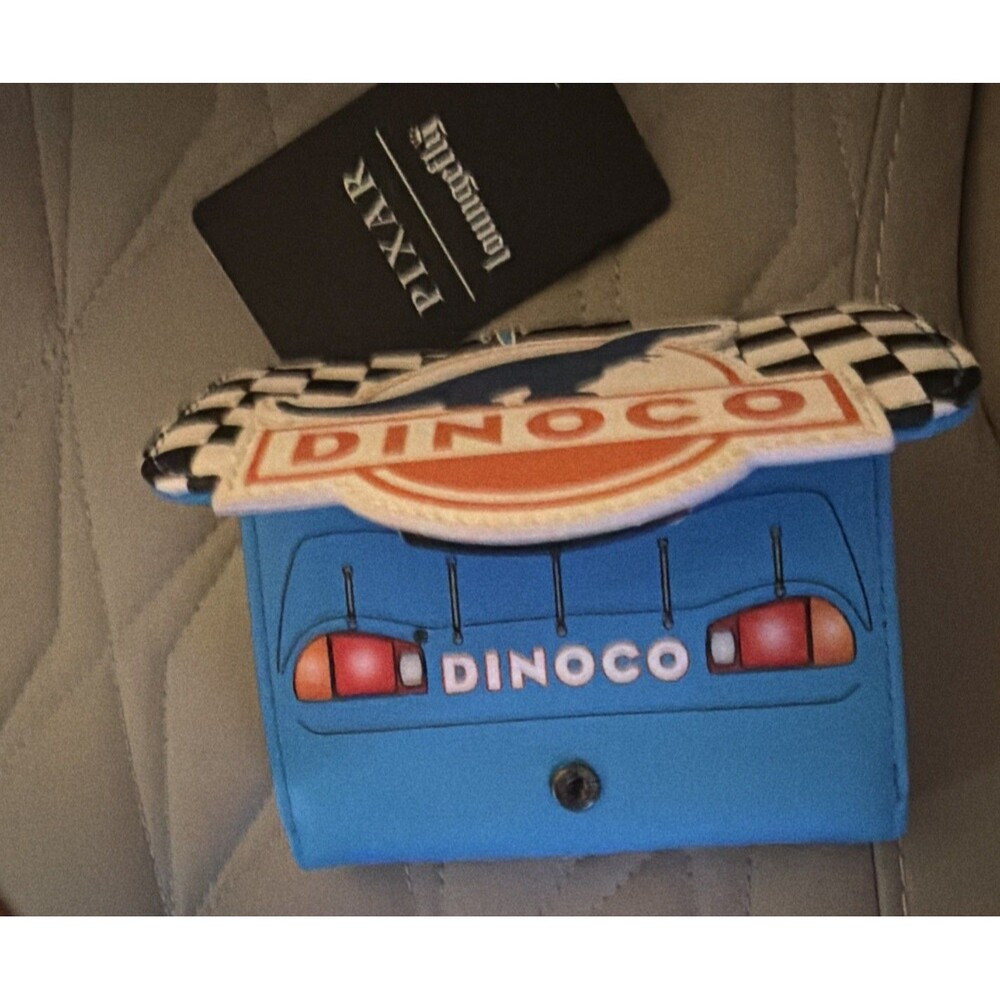 Loungefly Disney Pixar Cars Lightning Mcqueen Dinoco Wallet - Picture 4 of 4